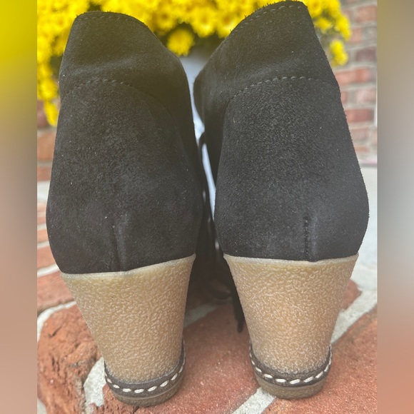 J Crew Macalister Black Ankle Boot Booties Size 8 EUC - Picture 4 of 11